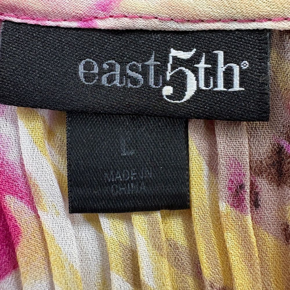 East 5th Multicolor Floral Ruffle Blouse - Picture 3 of 10